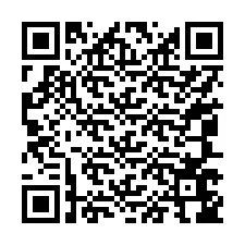 QR kód a telefonszámhoz +17047646700