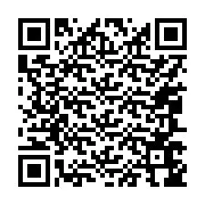 QR-Code für Telefonnummer +17047646757