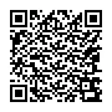 QR-koodi puhelinnumerolle +17047693419