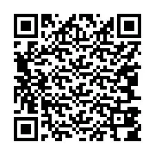 QR-koodi puhelinnumerolle +17047804032