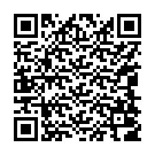 QR-код для номера телефона +17048006580