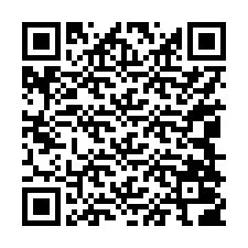 QR-koodi puhelinnumerolle +17048006730