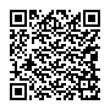 Codice QR per il numero di telefono +17048171190