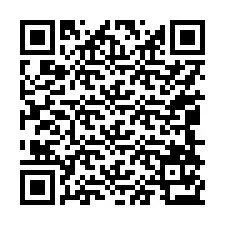 QR-koodi puhelinnumerolle +17048173714