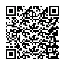 Kode QR untuk nomor Telepon +17048173859