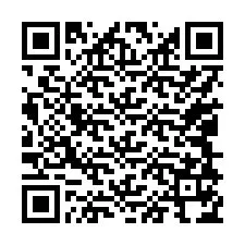 QR Code pour le numéro de téléphone +17048174139