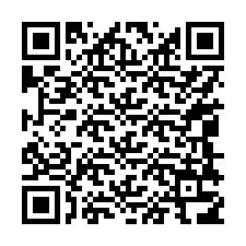 QR-code voor telefoonnummer +17048316450