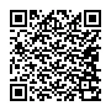 QR-code voor telefoonnummer +17048370377