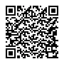 QR-code voor telefoonnummer +17048370995