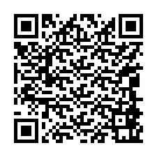 QR Code สำหรับหมายเลขโทรศัพท์ +17048861850