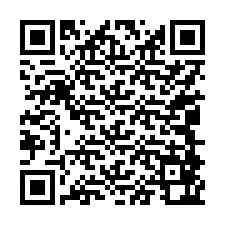 Código QR para número de telefone +17048862434