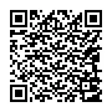 QR-koodi puhelinnumerolle +17049003909