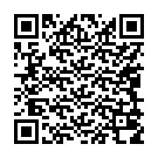 QR Code pour le numéro de téléphone +17049018026