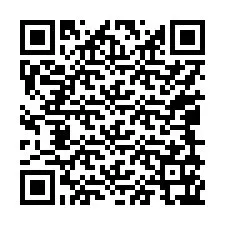 Codice QR per il numero di telefono +17049167188