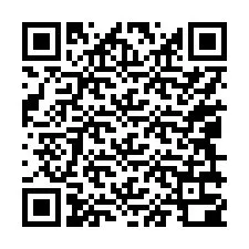 QR kód a telefonszámhoz +17049300878