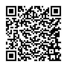 Kod QR dla numeru telefonu +17049361549