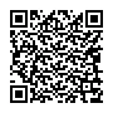 QR kód a telefonszámhoz +17049376042