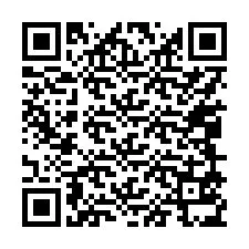 Código QR para número de teléfono +17049535093