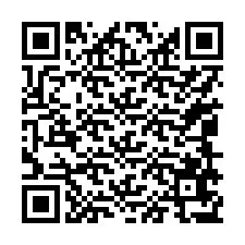 Código QR para número de teléfono +17049677781