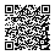 Código QR para número de telefone +17049812150