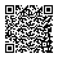 Código QR para número de teléfono +17049967154