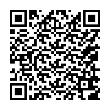 Código QR para número de teléfono +17059606279