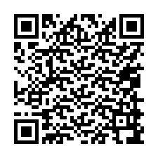 Código QR para número de teléfono +17059996273