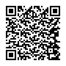 Código QR para número de telefone +17064053923