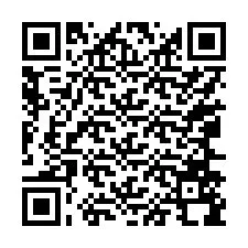 QR-код для номера телефона +17066598768