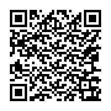 Código QR para número de teléfono +17067363109