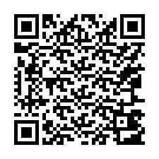 Kode QR untuk nomor Telepon +17067403009