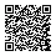 Código QR para número de telefone +17067487278