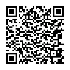 Código QR para número de teléfono +17067805045