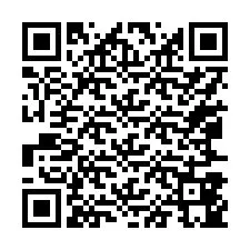 Codice QR per il numero di telefono +17067845099