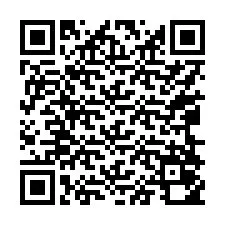 Código QR para número de teléfono +17068050618