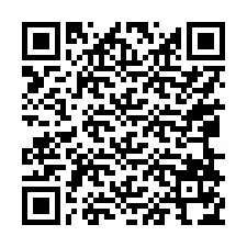 QR код за телефонен номер +17068174708