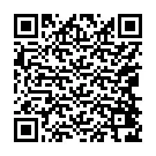 Código QR para número de teléfono +17068426678