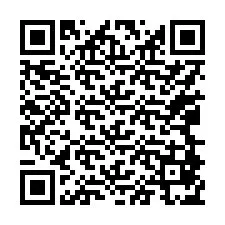 QR-koodi puhelinnumerolle +17068875029