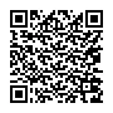 QR-код для номера телефона +17072026852