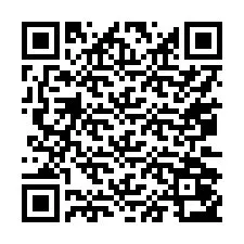 Código QR para número de telefone +17072053356