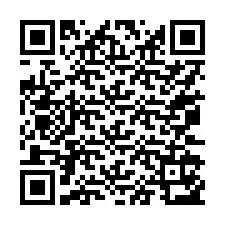 QR-koodi puhelinnumerolle +17072153874