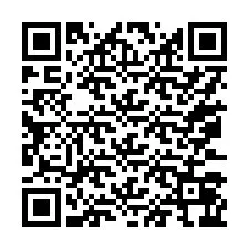 QR-koodi puhelinnumerolle +17073066078