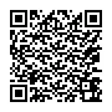 QR код за телефонен номер +17073462159