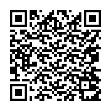 QR-code voor telefoonnummer +17074011662