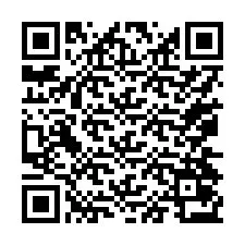 Kode QR untuk nomor Telepon +17074073679