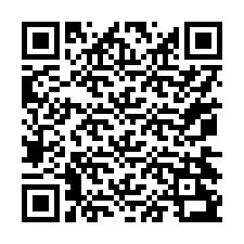 Código QR para número de teléfono +17074293211