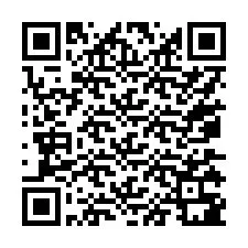 QR-koodi puhelinnumerolle +17075381148