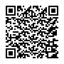 Codice QR per il numero di telefono +17076002009