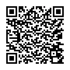 QR код за телефонен номер +17076050788