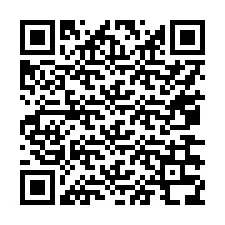 Codice QR per il numero di telefono +17076338082